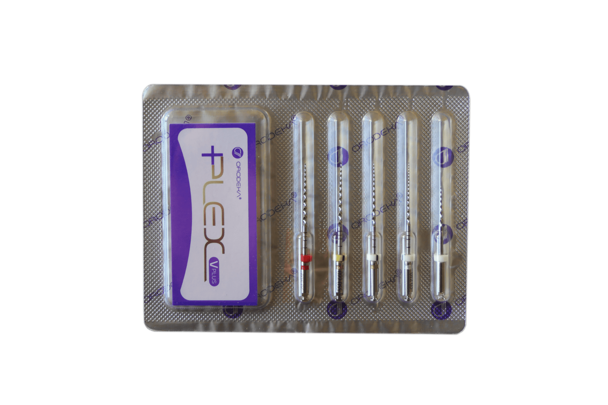Orodeka Plex V Plus Rotary File Set 2 - 12/0.03 Refill 25 mm Length, 0.03 Taper, 0.12 mm Diameter - Blister /5